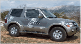 Mitsubushi Nouveau Pajero court avec Protec Magnet