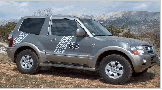 Mitsubushi Nouveau Pajero court avec Protec Magnet