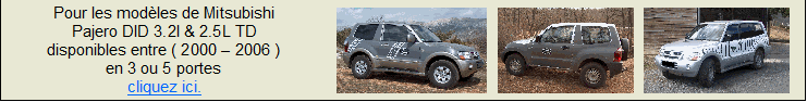 Mitsubushi Nouveau Pajero court avec Protec Magnet