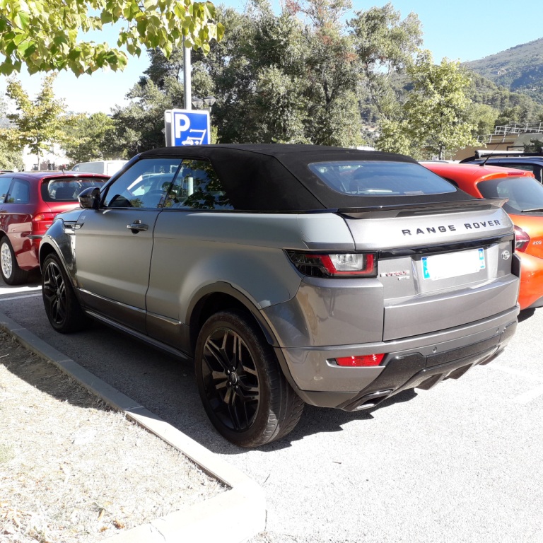 Valises adaptées pour Range Rover Evoque Cabrio